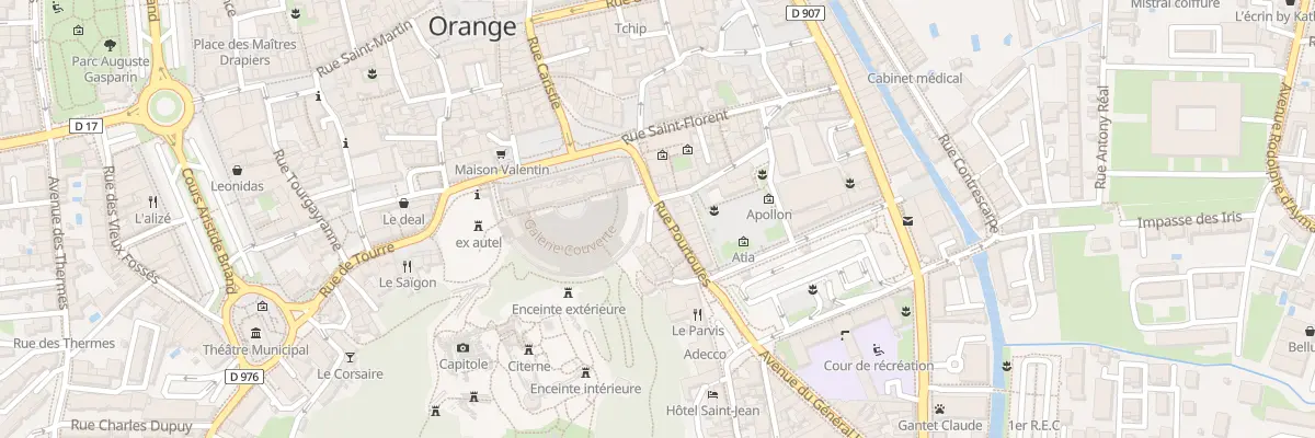 Plan du 15 Mte Julia Barthet à Orange