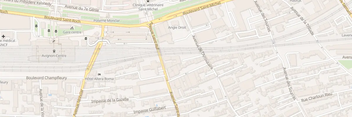 Plan du 13 Av Saint-Ruf à Avignon