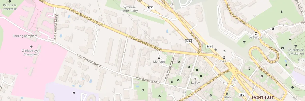 Plan du 33 Av Barthélémy Buyer à Lyon 5e Arrondissement