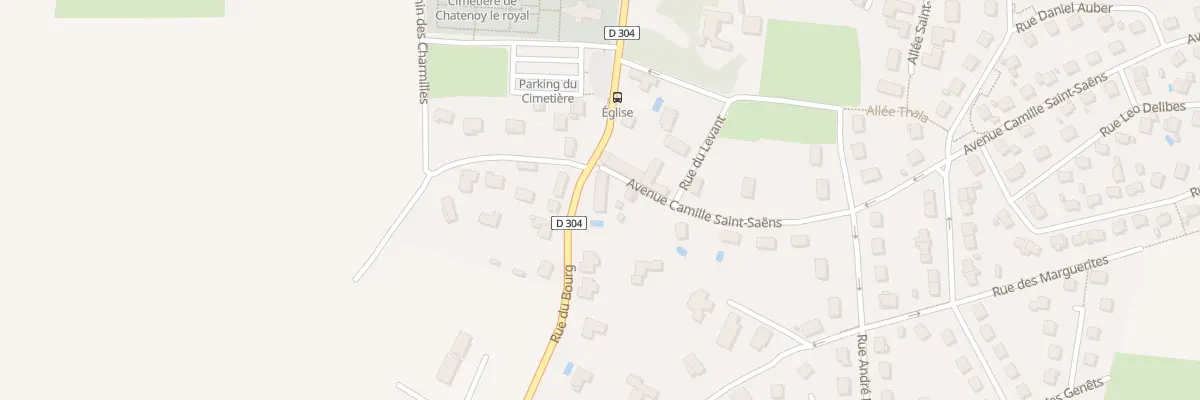 Plan du 21 Rue du Bourg à Châtenoy-le-Royal