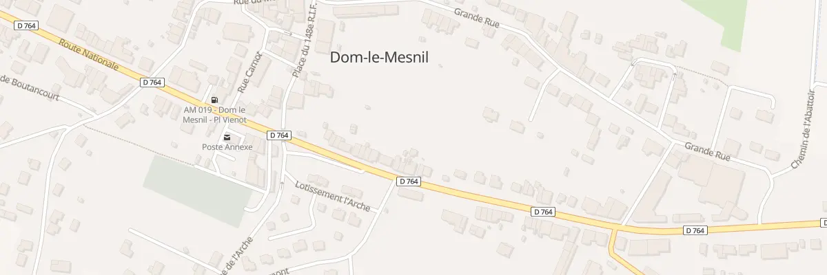 Plan du 42 Rte Nationale à Dom-le-Mesnil