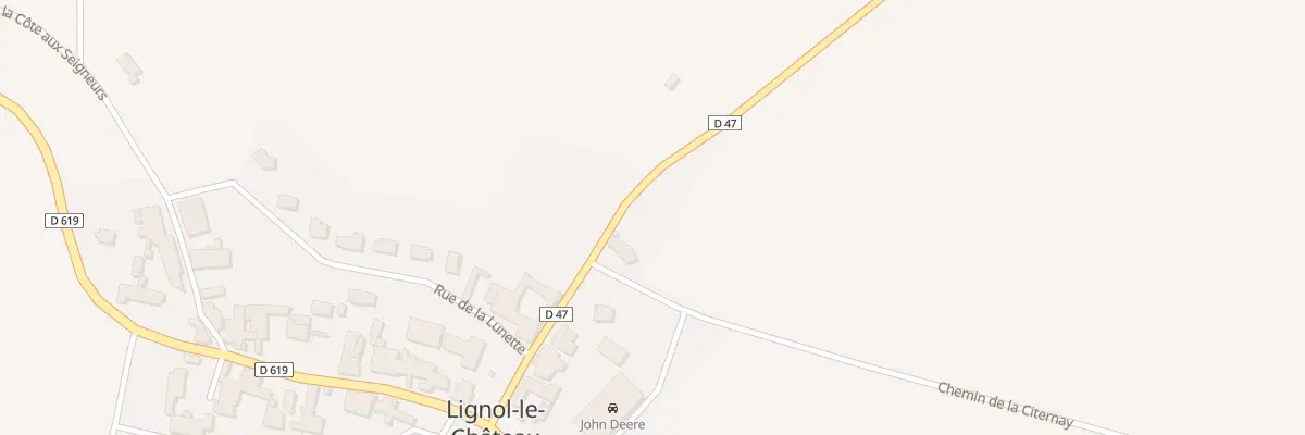 Plan du 1 Che de la Citernay à Lignol-le-Château