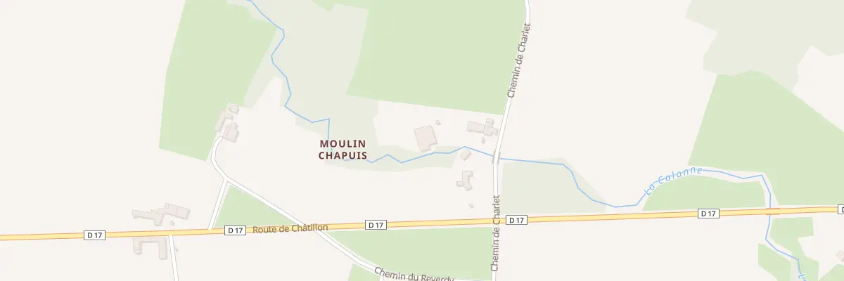 Plan du 111 Che de Charlet à Montceaux