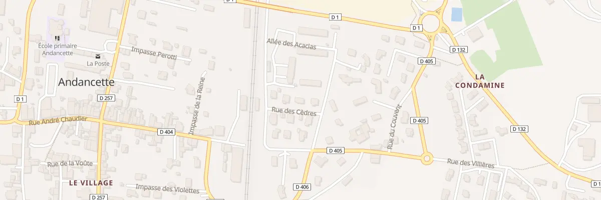 Plan du 5233 Les Payots à Andancette