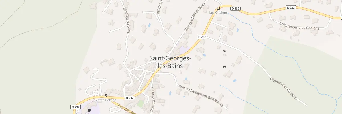 Plan du 4 Rue Vincent d’Indy à Saint-Georges-les-Bains