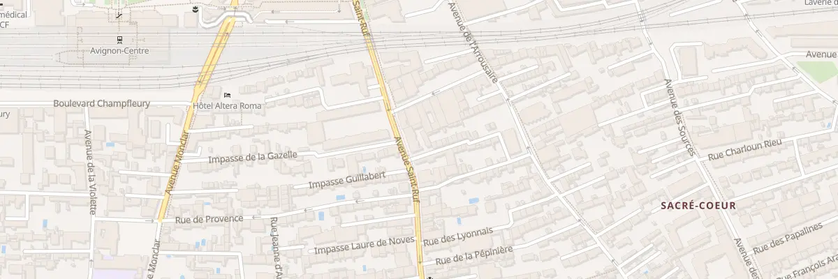 Plan du 23 Av Saint-Ruf à Avignon