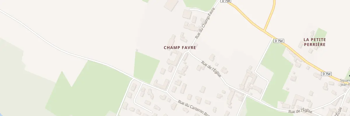 Plan du 214 Rue de Champ Favre à Peyzieux-sur-Saône