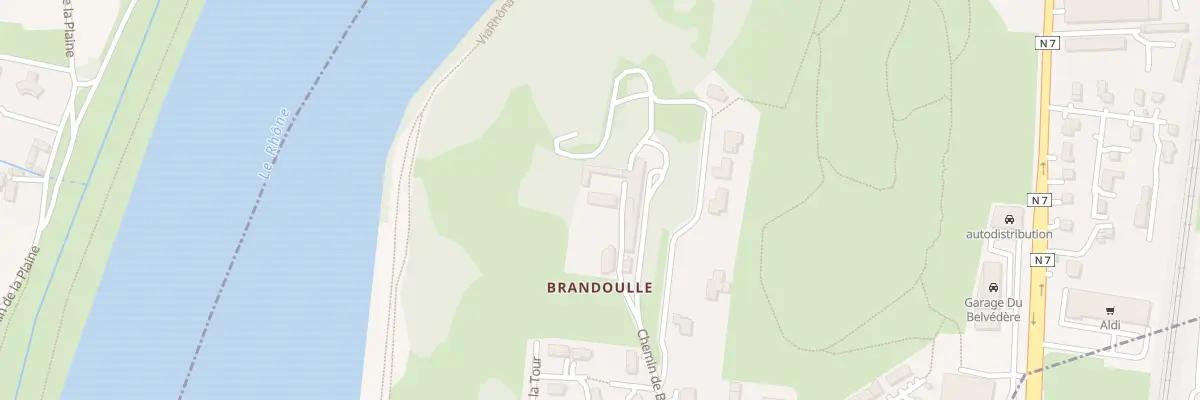 Plan du 271 Imp de Brandoule à Laveyron