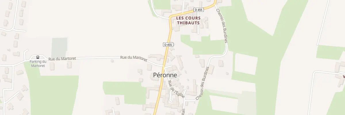 Plan du 5004 Rue des Lavandières à Péronne