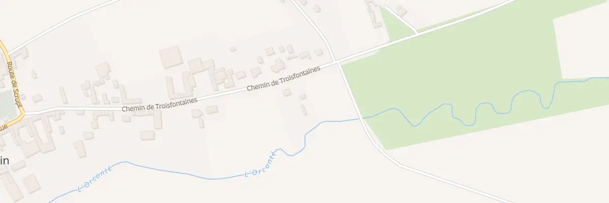 Plan du 34 Che de Troisfontaines à Saint-Vrain