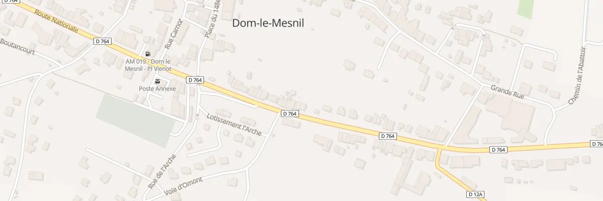 Plan du 38 Rte Nationale à Dom-le-Mesnil