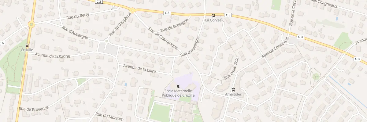 Plan du 13 Rue d’Auvergne à Châtenoy-le-Royal