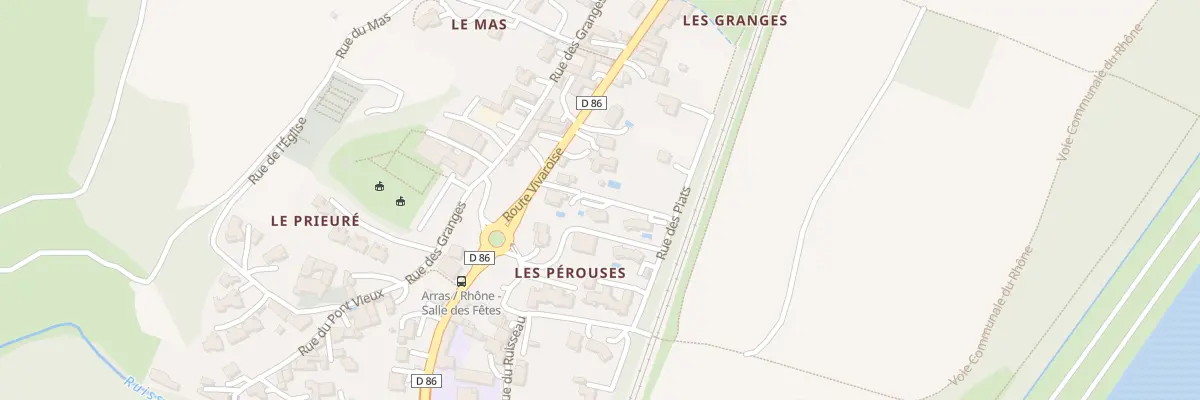 Plan du 5225 Les Perouses à Arras-sur-Rhône