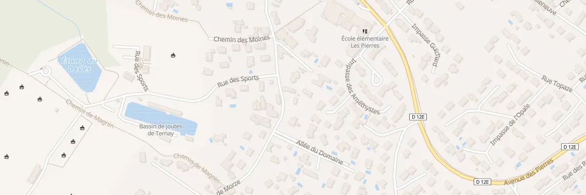 Plan du 40 Rue de Morze à Ternay
