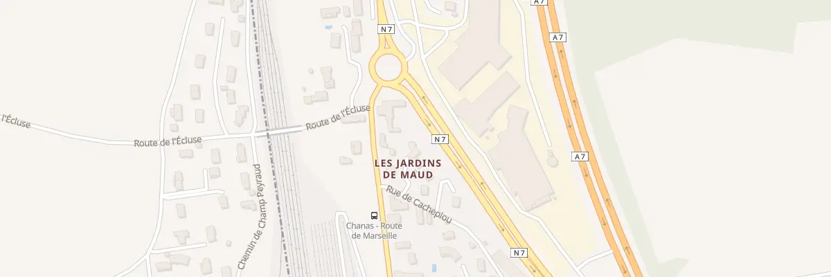 Plan du 3 Rue de Cachepiou à Chanas