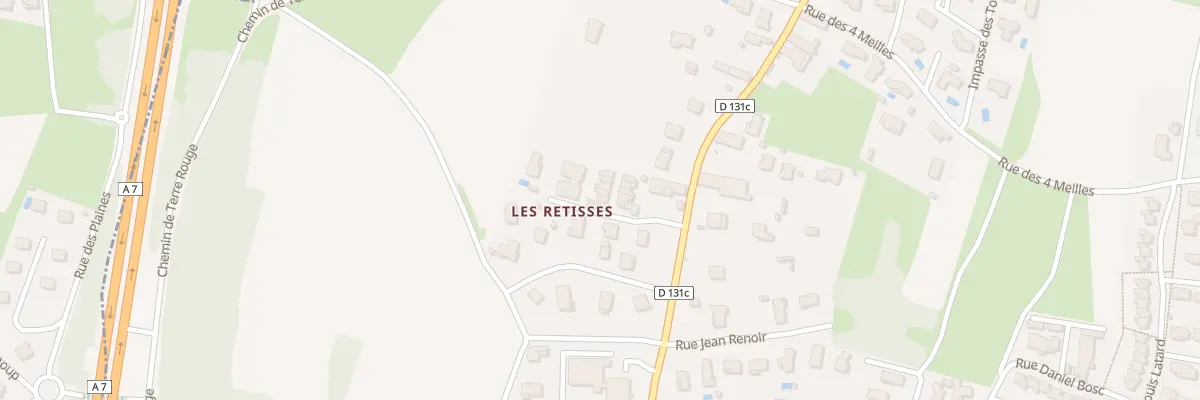 Plan du 26 Imp de la Résistance à Roussillon