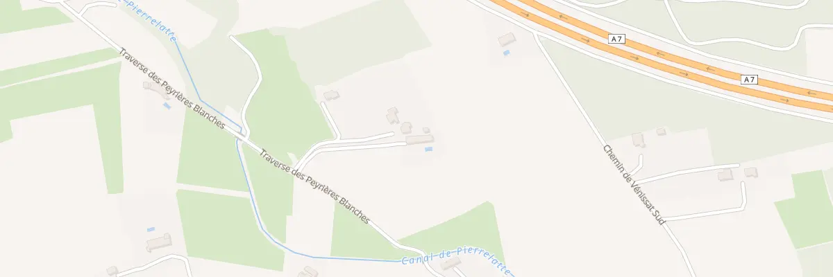 Plan du 605 Che des Peyrières Blanches à Orange