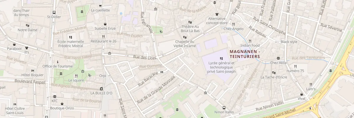 Plan du 10 Rue Cassan à Avignon
