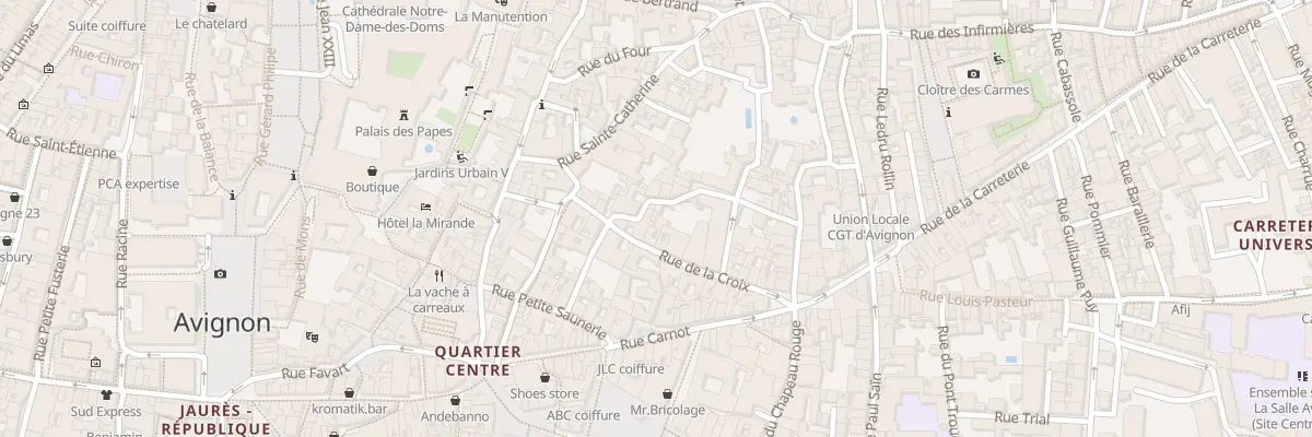 Plan du 2A Rue Saluces à Avignon