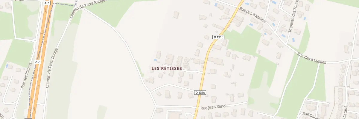 Plan du 20 Imp de la Résistance à Roussillon