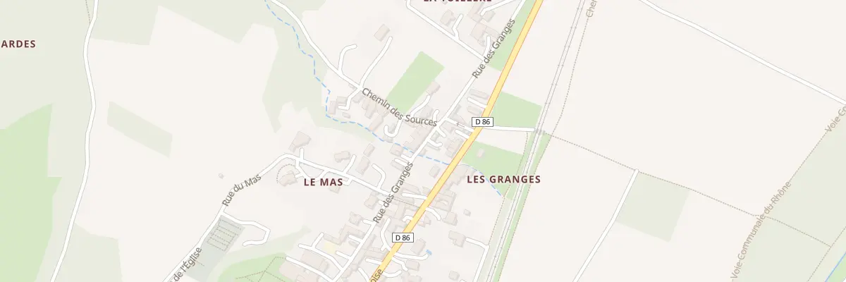 Plan du 5015 Rue des Granges à Arras-sur-Rhône