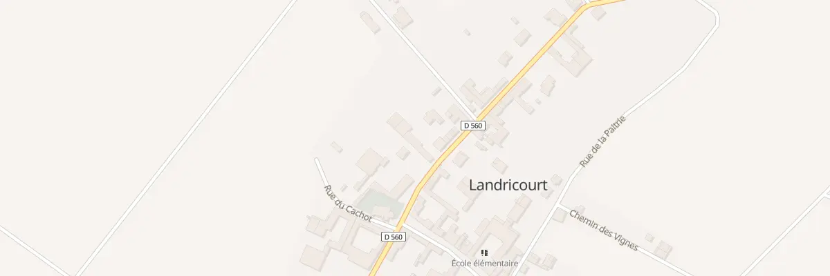 Plan du 5B Gr Grande Rue à Landricourt