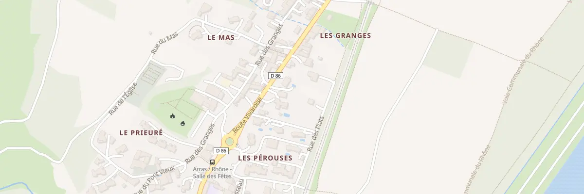 Plan du 248 Rte Vivaroise à Arras-sur-Rhône