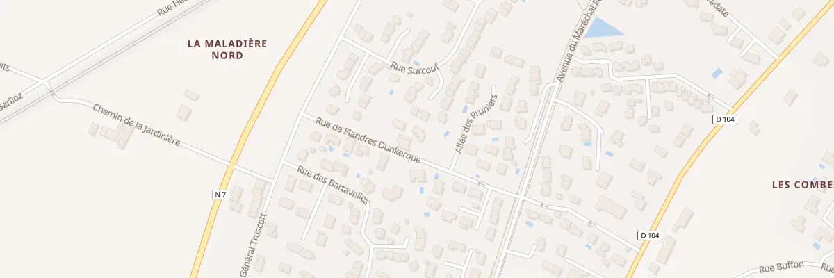 Plan du 18 Rue flandres dunkerque à Loriol-sur-Drôme