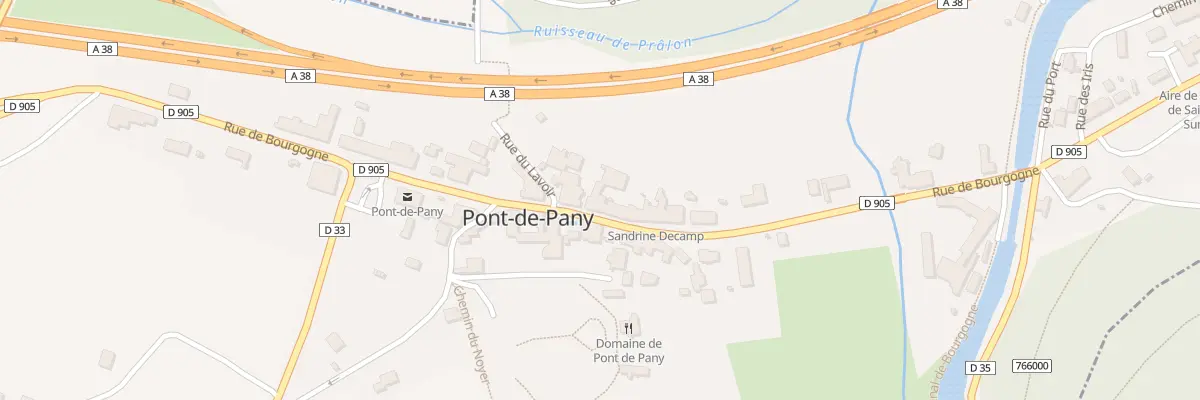 Plan du 405 Rue de Bourgogne à Sainte-Marie-sur-Ouche