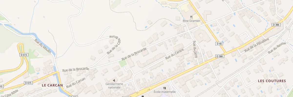 Plan du 12 Rue du Centre à Ampuis