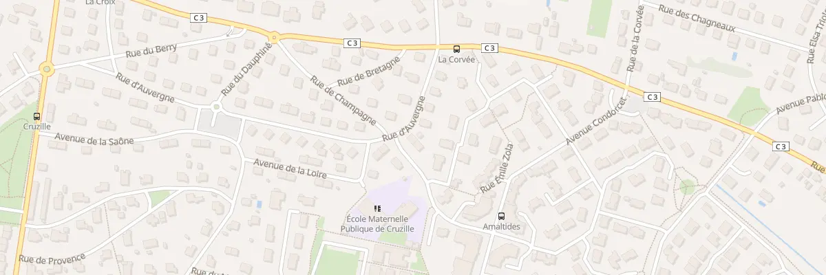 Plan du 11 Rue d’Auvergne à Châtenoy-le-Royal