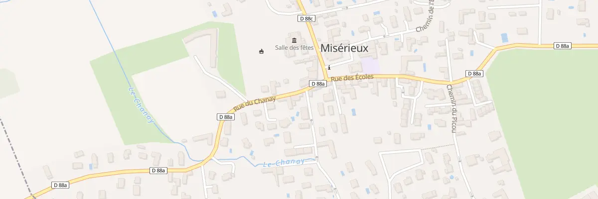 Plan du 10 Che de la Clef Germain à Misérieux