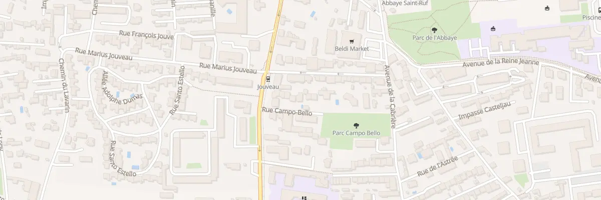 Plan du 9 Rue Campo Bello à Avignon