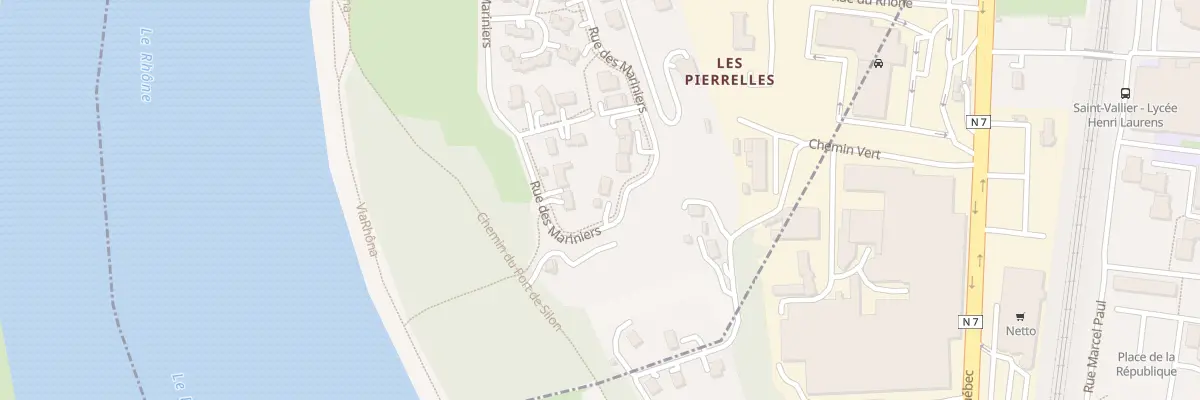 Plan du 425 Rue des Mariniers à Laveyron