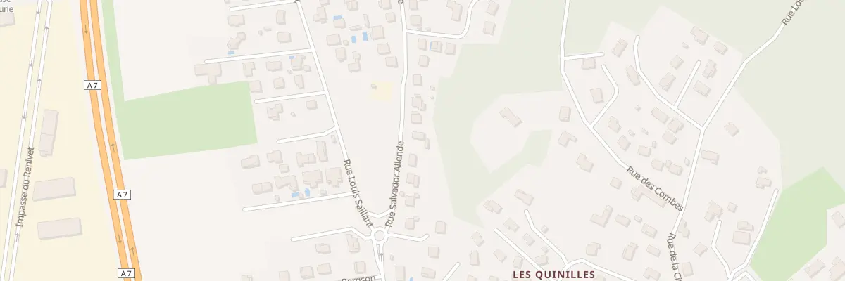 Plan du 5501 Les Combes à Salaise-sur-Sanne