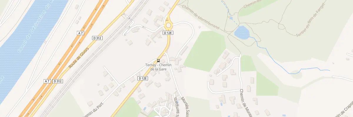 Plan du 23 Mte St Mayol à Ternay