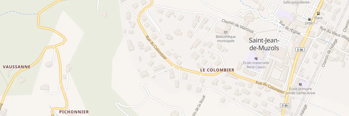 Plan du 14 Rue du Colombier à Saint-Jean-de-Muzols