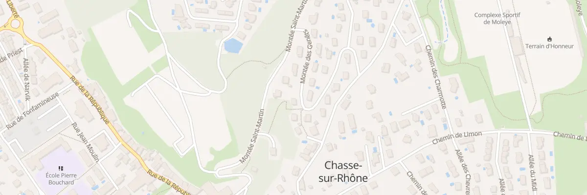 Plan du 4 Mte des Genets à Chasse-sur-Rhône