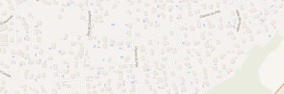 Plan du 32 Che du Plat à Ternay