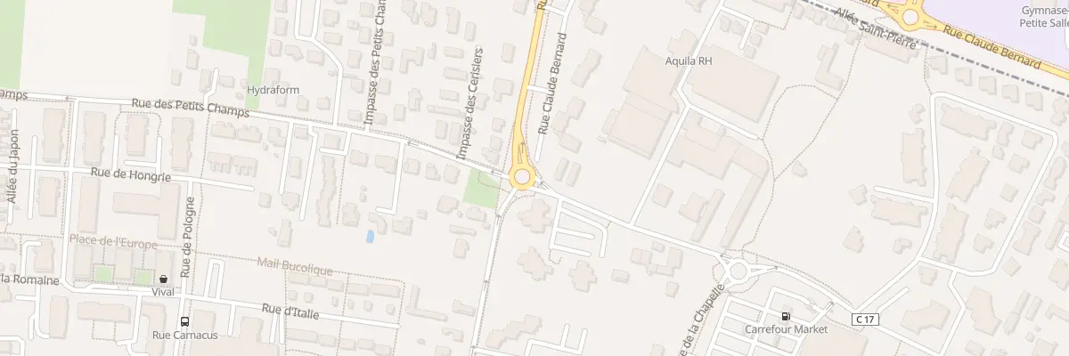 Plan du 8 Rue Ambroise Paré à Charnay-lès-Mâcon