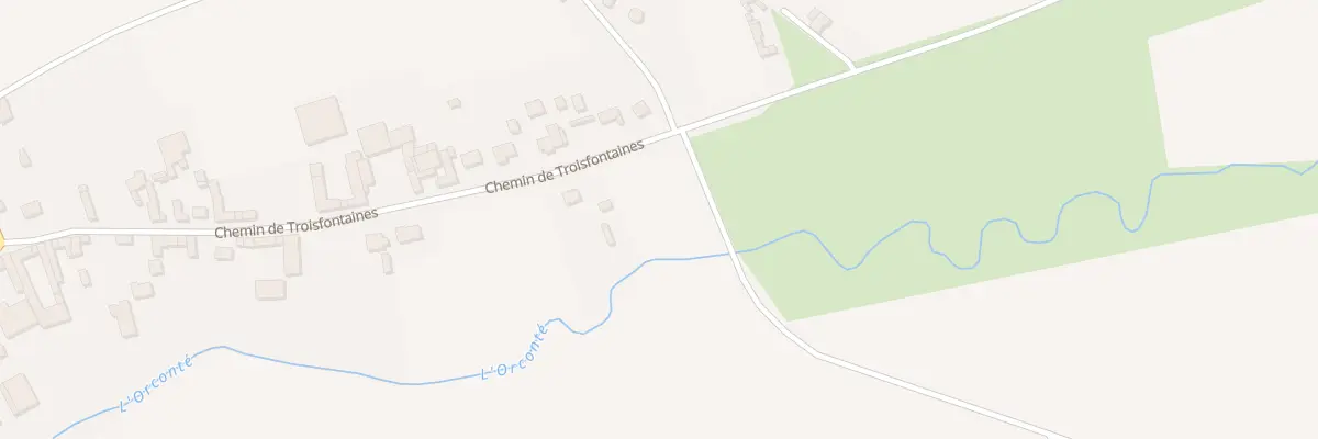 Plan du 38 Che de Troisfontaines à Saint-Vrain