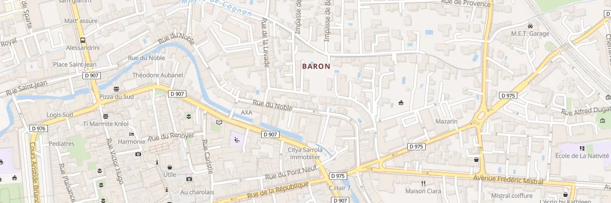 Plan du 38 Rue du Noble à Orange
