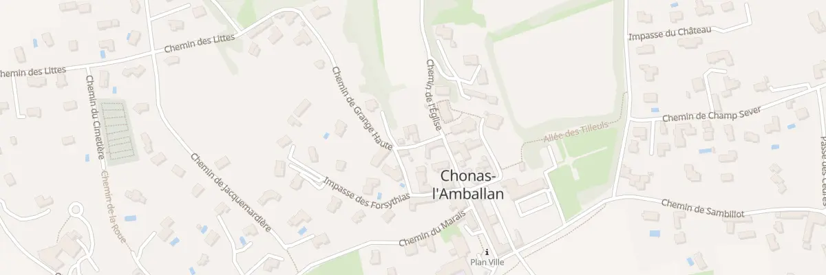 Plan du 34 Che de Grange Haute à Chonas-l’Amballan