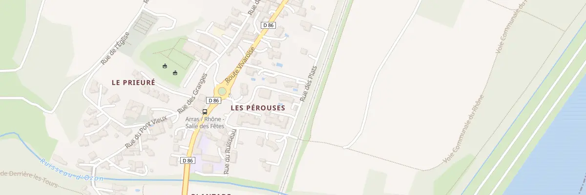 Plan du 5219 Rue du Ruisseau à Arras-sur-Rhône