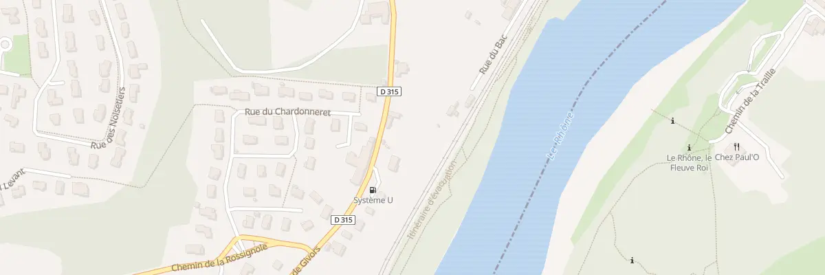 Plan du 525 Rte de Givors à Vernaison