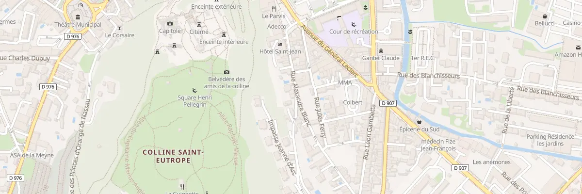 Plan du 265 Rue Alexandre Blanc à Orange