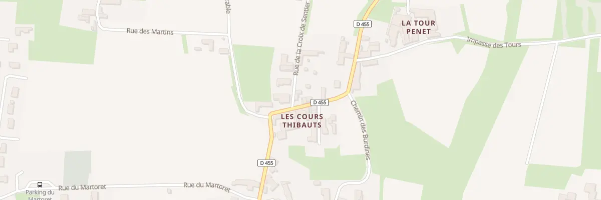 Plan du 5018 Les Cours Thibauts à Péronne