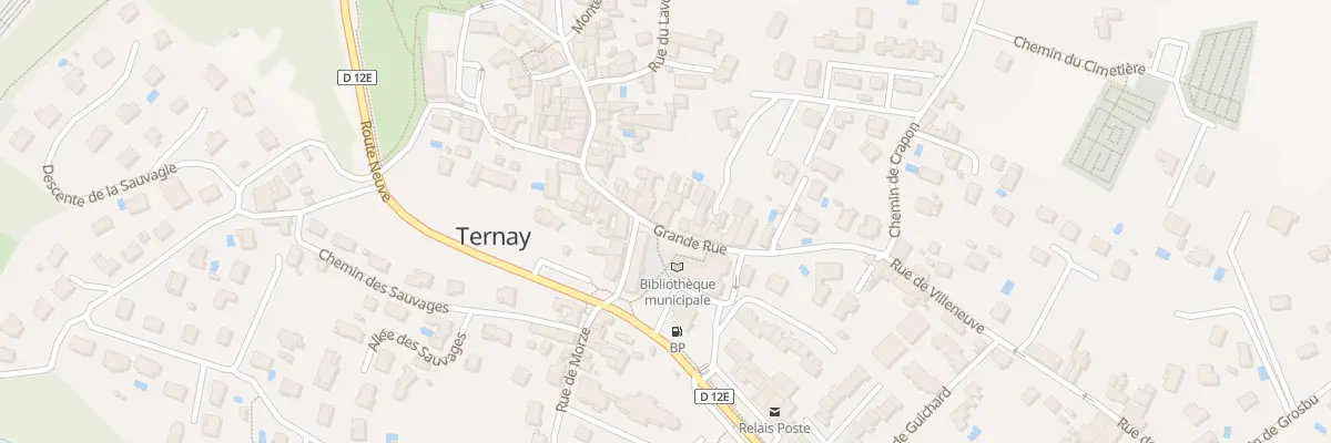 Plan du 28 Grande Rue à Ternay