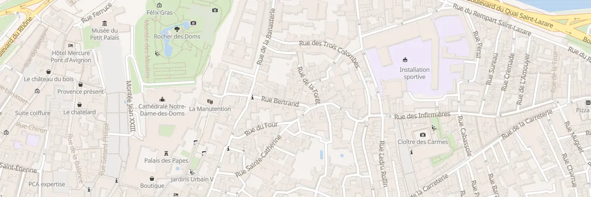 Plan du 31 Rue Bertrand à Avignon