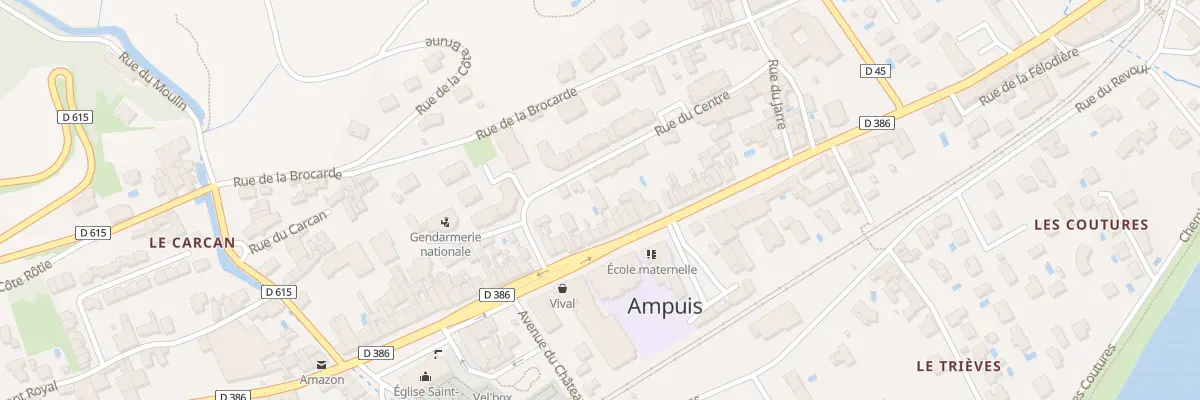 Plan du 76 Bd des Allées à Ampuis